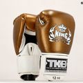 Guantoni da boxe Top King Muay Thai Empower bianco/oro 7