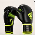 Guantoni da boxe adidas Hybrid 80 nero/giallo ADIH80 7