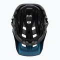 Casco bici MET Terranova blu alzavola/nero metallizzato opaco 5