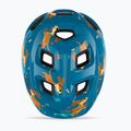 Casco da bicicletta per bambini MET Hooray blu teckel lucido 7