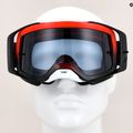 Occhiali da ciclismo Fox Racing Airspace Vizen fluo/rosso 9