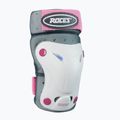 Roces Set di imbottiture ventilate bianche/rosa per bambini 2
