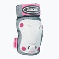 Roces Set di imbottiture ventilate bianche/rosa per bambini 3