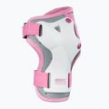 Roces Set di imbottiture ventilate bianche/rosa per bambini 4