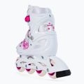 Pattini a rotelle Roces Jokey 3.0 per bambini, bianco/rosa 3