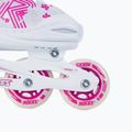 Pattini a rotelle Roces Jokey 3.0 per bambini, bianco/rosa 6