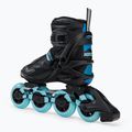 Pattini a rotelle da donna Roces Helium II TIF nero/azzurro 3