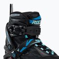 Pattini a rotelle da donna Roces Helium II TIF nero/azzurro 5