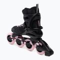 Pattini a rotelle da donna Roces Warp Thread TIF nero/rosa chiaro 3