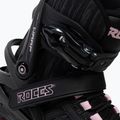 Pattini a rotelle da donna Roces Warp Thread TIF nero/rosa chiaro 5