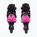 Pattini a rotelle Roces Jokey X Girl per bambini nero/rosa 4