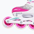 Pattini a rotelle Roces Jokey X Girl per bambini, bianco/rosa 6