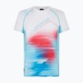 La Sportiva Draft maglia da corsa donna blu malibu/bianco