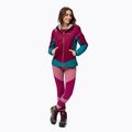 Giacca ibrida La Sportiva donna Across Primaloft rosso prugna topazio 2