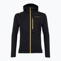 Felpa da arrampicata La Sportiva Mood Hoody uomo nero/giallo