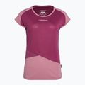 Maglietta da arrampicata La Sportiva donna Hold red plum blush