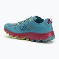 Scarpa da corsa La Sportiva Helios III donna topazio/rosso prugna 3