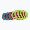Scarpa da corsa La Sportiva Helios III donna topazio/rosso prugna 4