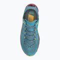 Scarpa da corsa La Sportiva Helios III donna topazio/rosso prugna 5