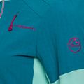 Felpa trekking donna La Sportiva Session Tech Hoody turchese/cristallo 3