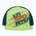 Cappello La Sportiva Trucker Stripe Evo lime punch/blu tempesta 5