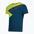 Camicia da arrampicata La Sportiva da uomo Float blu tempesta/lime punch 4