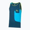 Camicia da arrampicata La Sportiva Dude Tank uomo blu tempesta/maui 4