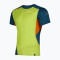 Camicia da arrampicata La Sportiva da uomo Grip lime punch/storm blu