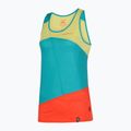 Maglietta da arrampicata La Sportiva Charm Tank donna pomodoro ciliegia/laguna 6