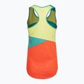 Maglietta da arrampicata La Sportiva Charm Tank donna pomodoro ciliegia/laguna 2