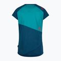 Maglietta da arrampicata La Sportiva donna Hold lagoon/storm blue 2