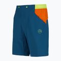 Pantaloncini da trekking da uomo La Sportiva Guard storm blue/hawaiian sun 4