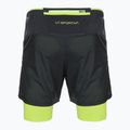 Pantaloncini da corsa da uomo La Sportiva Trail Bite nero/lime punch 2