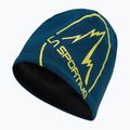 La Sportiva Circle Beanie berretto invernale blu tempesta/lime punch