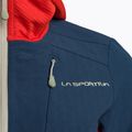 Felpa trekking donna La Sportiva Session Tech Hoody blu tempesta/pomodoro ciliegia 3