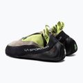 La Sportiva Cobra Eco scarpetta da arrampicata marrone falco/verde mela 3