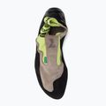 La Sportiva Cobra Eco scarpetta da arrampicata marrone falco/verde mela 6