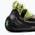 La Sportiva Cobra Eco scarpetta da arrampicata marrone falco/verde mela 8