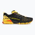 Scarpa da corsa La Sportiva Bushido II uomo nero/giallo 2