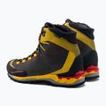 Scarponi da montagna La Sportiva Trango Tech Leather GTX da uomo nero/giallo 3