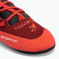 Scarpa da arrampicata per bambini La Sportiva Stickit chili/ poppy 7