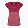 Maglia trekking La Sportiva donna Lidra rosso prugna
