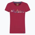Camicia da trekking da donna La Sportiva Peaks red plum