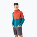 Felpa da arrampicata La Sportiva Mood Hoody uomo blu spazio/zafferano