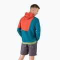 Felpa da arrampicata La Sportiva Mood Hoody uomo blu spazio/zafferano 3