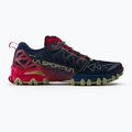Scarpa da corsa La Sportiva Bushido II GTX da uomo blu notte/rosso tango 2