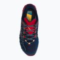 Scarpa da corsa La Sportiva Bushido II GTX da uomo blu notte/rosso tango 6