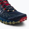 Scarpa da corsa La Sportiva Bushido II GTX da uomo blu notte/rosso tango 7