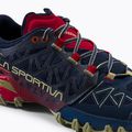 Scarpa da corsa La Sportiva Bushido II GTX da uomo blu notte/rosso tango 8