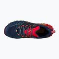 Scarpa da corsa La Sportiva Bushido II GTX da uomo blu notte/rosso tango 15